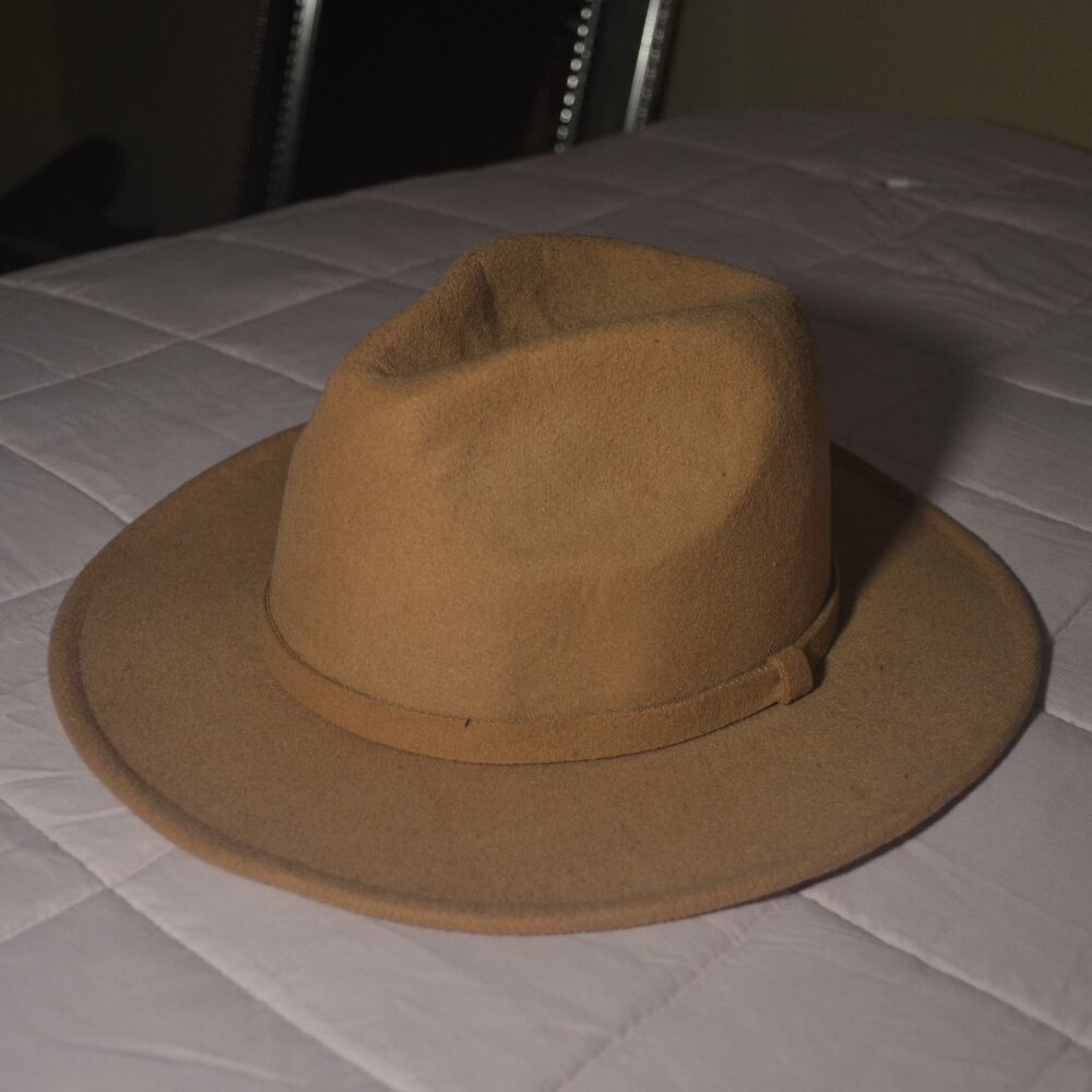 Honey Fedora (Camel Felt)